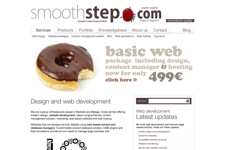 Smooth Setp website preview